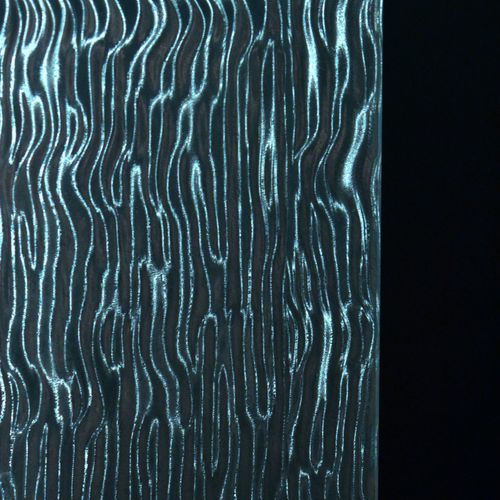 硬化ガラスパネル - METAL RIPPLE HOLOGRAPHIC  - Avant Art Architectural Glass, Inc. - シート式 / テクスチャード仕上げ / 3D