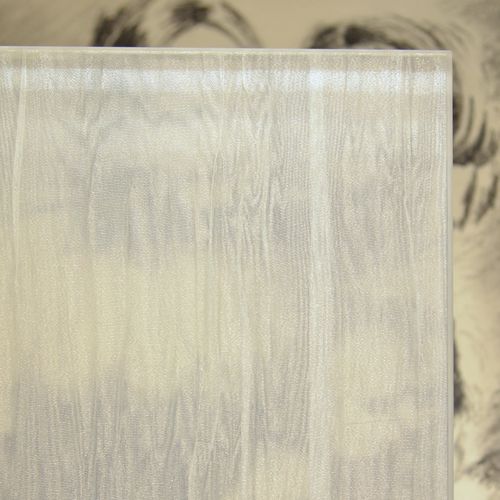 シート式ガラスパネル - SILK RIPPLE BLANCO DUE  - Avant Art Architectural Glass, Inc. - 装飾 / 超透過性 / 屋内用