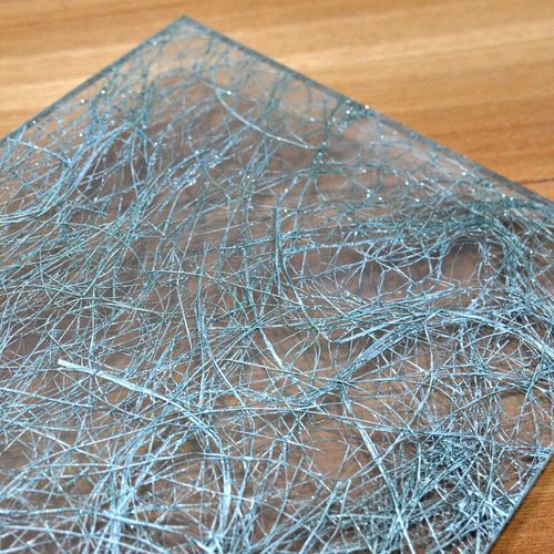 シート式ガラスパネル - GRASS SWIRL SHIMMER ARCHITECTURAL  - Avant Art Architectural Glass, Inc. - 装飾 / 超透過性 / 色付き