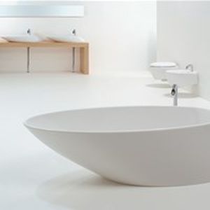 楕円形浴槽 - TOVA205 - GSG Ceramic Design - 置き型 / 住居用 / Pietraluce®製