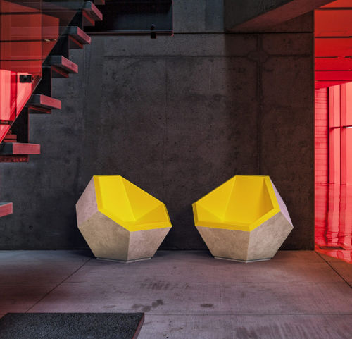 現代風ガーデンチェア - FUKSAS COLLECTION - LAB23 - 屋外用 / 複合材 / 家庭用