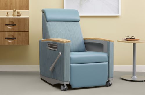 合成皮革医療用アームチェア - Consoul Recliner - Nemschoff - リクライニング式 / レッグレスト付き