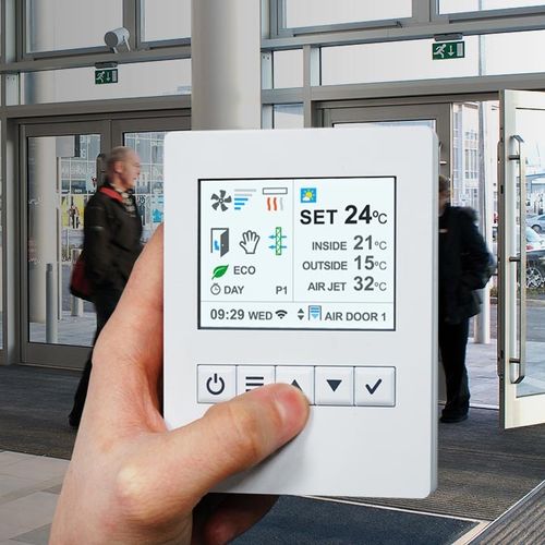 送風システム用操作キーボード - CLEVER  - airtecnics - 壁取り付け式 / 商業用