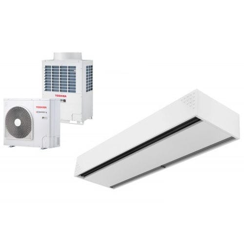 天井取付けエアカーテン - DAM ECM 1500 DX11-TO	 - airtecnics - 産業用 / 商業用