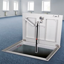 床用アクセスハッチ - WAPT - RECESSED COVER - Gorter - タイル床 / 正方形 / 長方形