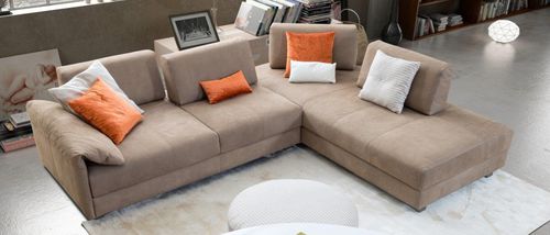 モジュール式ソファー - FABI - Alpa Salotti - 現代風 / 布製 / 革製