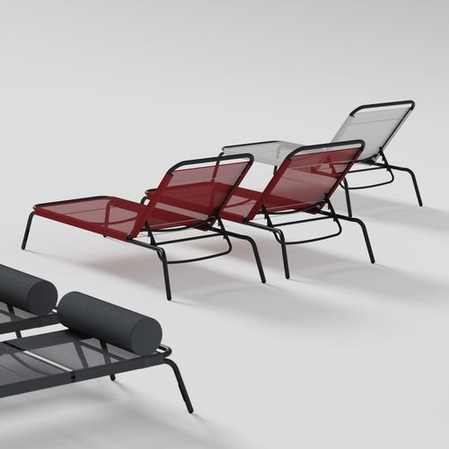現代風サマーベッド - GENUA - ALTEK ITALIA DESIGN - Batyline®製 / アルミニウム / 屋内用