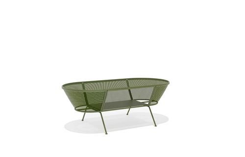 インダストリアルデザインローテーブル - QUIZAS - ALTEK ITALIA DESIGN - 鉄製 / 金属脚 / 楕円形