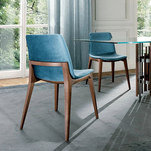 現代風ダイニングルーム用チェア - ELLEN - Pacini & Cappellini - 屋内用 / 布製 / 革製