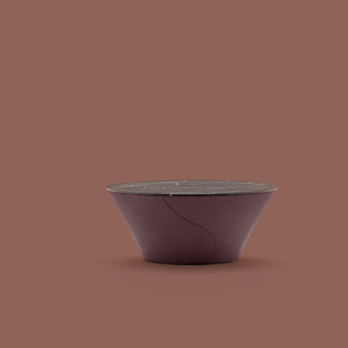現代風ローテーブル - ELECTA COFFEE TABLE - fasem - 大理石 / 天然石 / スチール脚