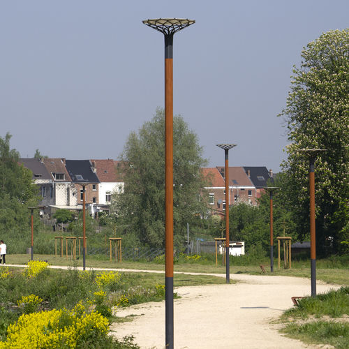 都会風街灯 - BALAD' - Valmont France - 現代風 / 金属製 / 木製