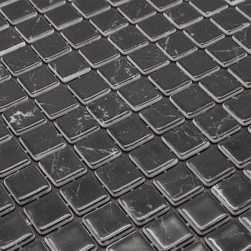 ガラス製モザイク - KA-04 BLACK MARBLE - REVIGLASS,S.A. - テクスチャード仕上げ / マット / 屋内用