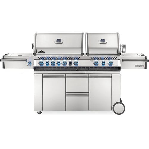 ガスバーベキューコンロ - PRESTIGE PRO™ 825 RSBI - Napoleon Gourmet Grills - 移動式 / ステンレススチール製 / 収納付き