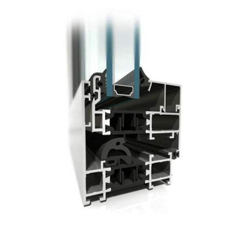 アルミニウム窓用形材 - MB- 70US - Aluprof S.A - 断熱層
