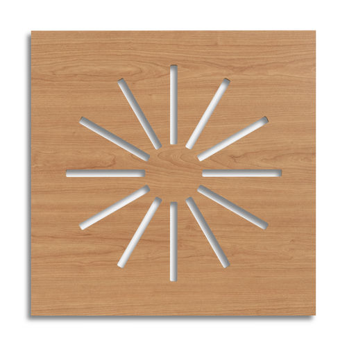 壁取り付け式吸音パネル - SPECIAL: PANEL DIFUSOR - Ideatec Advanced Acoustic Solutions - 天井用 / 仮天井用 / 木製