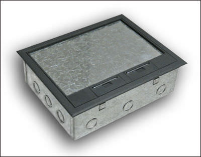 はめ込み式電動筺体 - WFB244X - FBS - Floor Box Systems - 床置き / コンセント タップ用