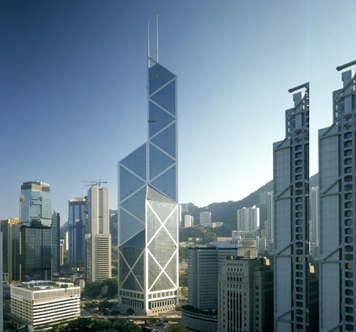 構造ガラスパネル - BANK OF CHINA TOWER - Josef Gartner - 透明 / 外壁用