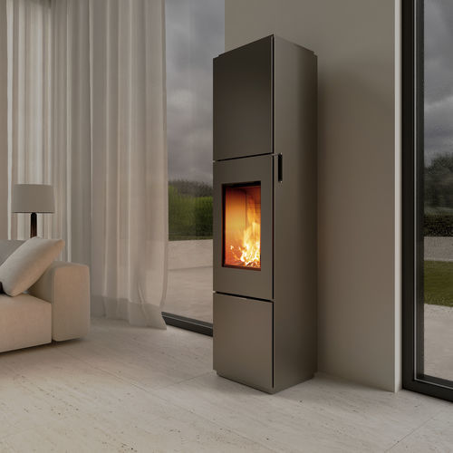 薪ストーブ - OPAL - Attika Feuer AG - 5 kW...10 kW / 独立型 / 3面タイプ