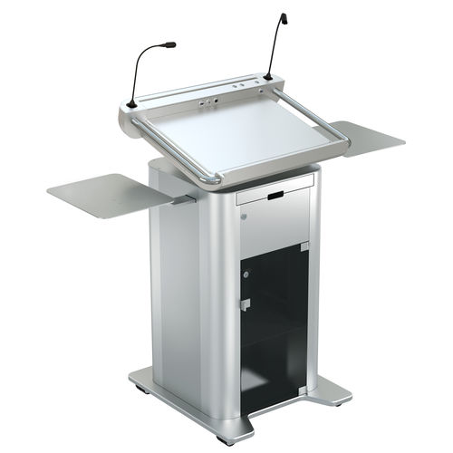 会議用講義台 - ILS SYNERGY AC - Intelligent Lectern Systems - カスタム ロゴ付き / 加工 / 立ち