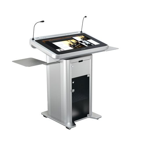 会議用講義台 - ILS SYNERGY GC - Intelligent Lectern Systems - カスタム ロゴ付き / 加工 / 立ち