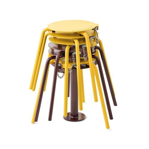 現代風スツール - Share - NOLA INDUSTRIER - 粉体塗装スチール製 / パウダーコートスチール製脚 / 3脚