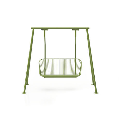 スチール製スイングチェア - Korg Swing Sofa  - NOLA INDUSTRIER - 粉体塗装スチール製 / 2人用 / 自立型