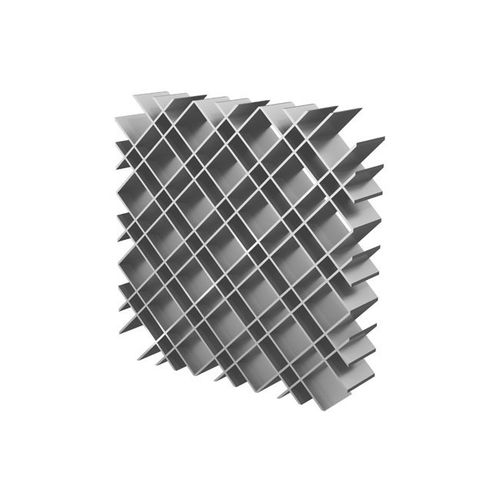 メッシュサイディング - LATTICE - CS - Construction Specialties - 金属製 / テクスチャード仕上げ / 金属調