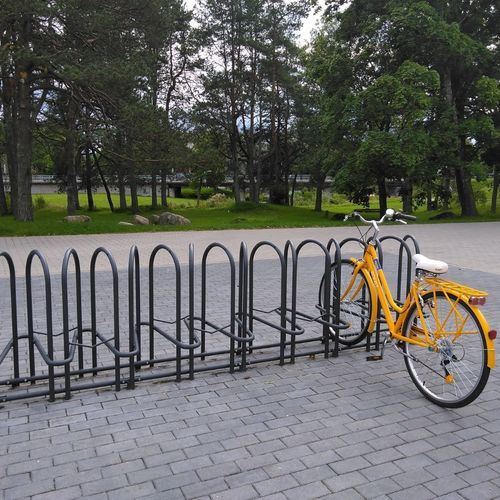 床置きバイクラック - ELEGANCE 180 - Euroform K. Winkler GmbH - 公共スぺース用 / 溶融亜鉛メッキ鋼製 / 業務用