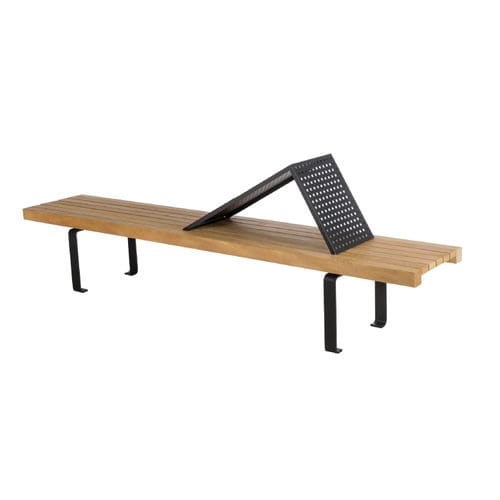 現代風サマーベッド - LINEA LIGHT - Euroform K. Winkler GmbH - ハード ウッド製 / 金属製 / 公共スぺース用