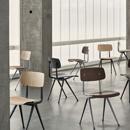 ミニマリストデザイン来客用椅子 - RESULT - Ahrend - 屋内用 / 木製