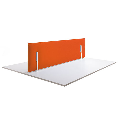 デスク上吸音パネル - MITESCO DESK design Michele De Lucchi - Caimi Brevetti SpA - ポリエステル製 / 長方形 / 色付き