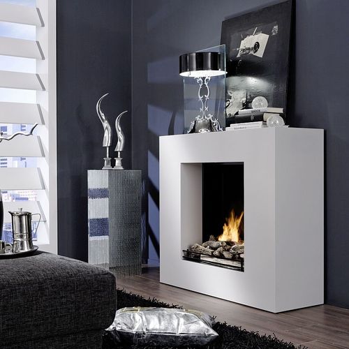 電気暖炉 - LINEA - Kamin-Design GmbH & Co KG Ingolstadt - 独立型 / 単一面 / 開放