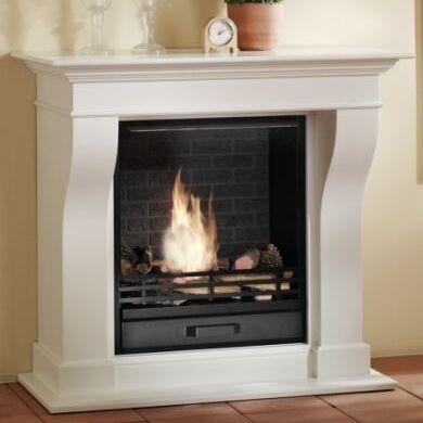 電気暖炉 - CARRARA - Kamin-Design GmbH & Co KG Ingolstadt - 床置き / ダクトなし / 単一面