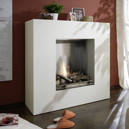 電気暖炉 - ALPHA-OPTI-MYST - Kamin-Design GmbH & Co KG Ingolstadt - 床置き / 単一面 / 開放