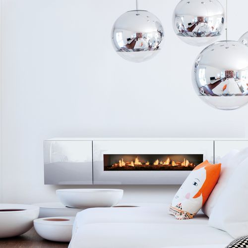 電気暖炉 - CONCEPT NR. 8 DESIGN-FURNITURE - Kamin-Design GmbH & Co KG Ingolstadt - 壁取り付け式 / セントラル / 密閉