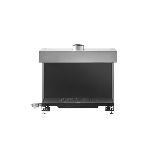 ガス密閉式暖炉 - AVENUE PLUS MF 800-40 GHE 3S - Metalfire Architectural fireplaces - 3面タイプ / スチール製 / 鋳鉄製