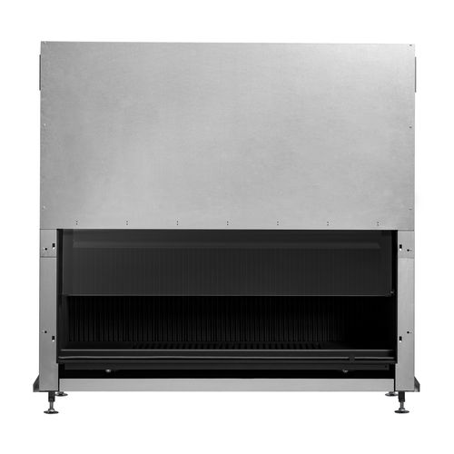 薪暖炉 - ULTIME D MF 1300-50 WHE 1S - Metalfire Architectural fireplaces - 組み込み式 / 床置き / 単一面