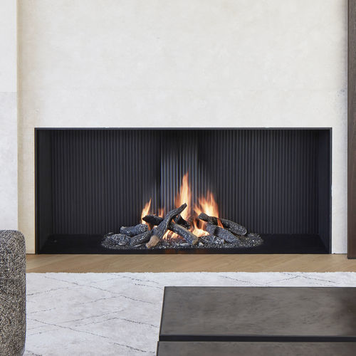 天然ガス暖炉 - URBAN MF 1050-75 G 1S - Metalfire Architectural fireplaces - プロパン / 一体型 / 床置き