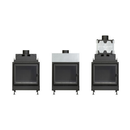 薪密閉式暖炉 - Optimum  - Metalfire Architectural fireplaces - 1面タイプ / スチール製