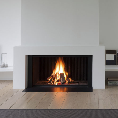 薪暖炉 - UNIVERSAL - Metalfire Architectural fireplaces - 組み込み型 / 単一面 / 開放