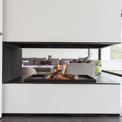 薪暖炉 - UNIVERSAL EXTENDED - Metalfire Architectural fireplaces - 組み込み型 / 3面タイプ / 開放