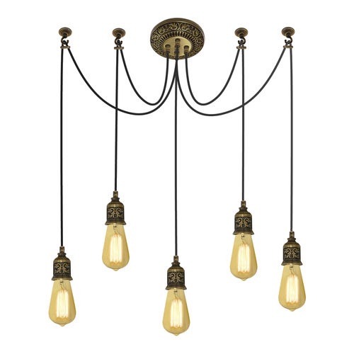 伝統的シャンデリア - GENOVA I - FEDE Switch & Light - 真ちゅう製 / 電球5個 / 業務用