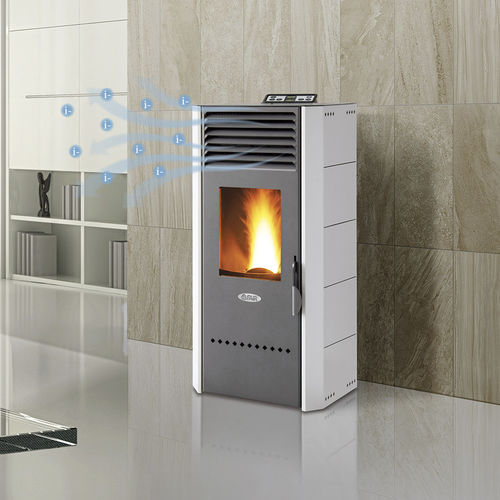 ぺレットストーブ - BIO80H - FAIR srl - 0 - 5 kW / 5 kW...10 kW / 独立型