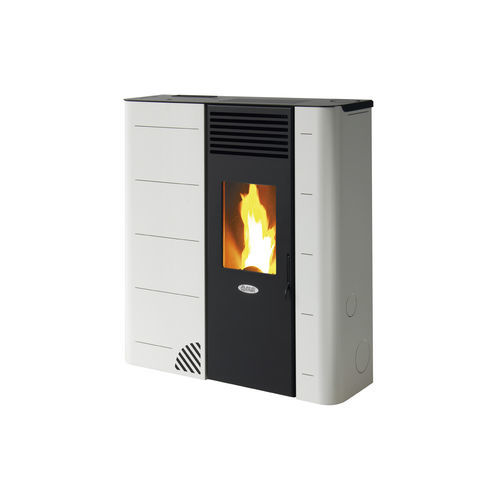 ぺレットストーブ - BIO110SH - FAIR srl - 0 - 5 kW / 5 kW...10 kW / 壁取り付け式