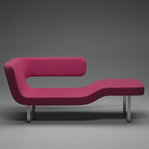 現代風カウチ - CHAISE-LONGUE - mminterier - 布製 / ステンレススチール脚