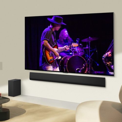 壁取り付け式ポール型スピーカー - USG10TY - LG Electronics - 標準タイプ / ワイヤレス / USBポート付き
