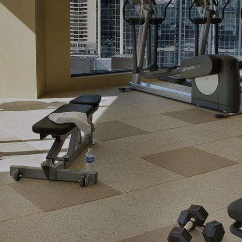 ゴム製床材 - ECOSURFACES : ECOMAX - ECOsurfaces Recycled Rubber Flooring - 医療施設用 / 病院用 / 商業用