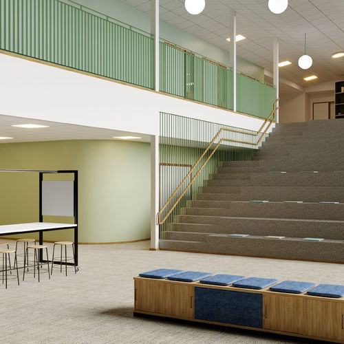 ビニール製床材 - DESERT & RIVER  - ECOsurfaces Recycled Rubber Flooring - 屋内用 / オフィス用 / 公共施設用