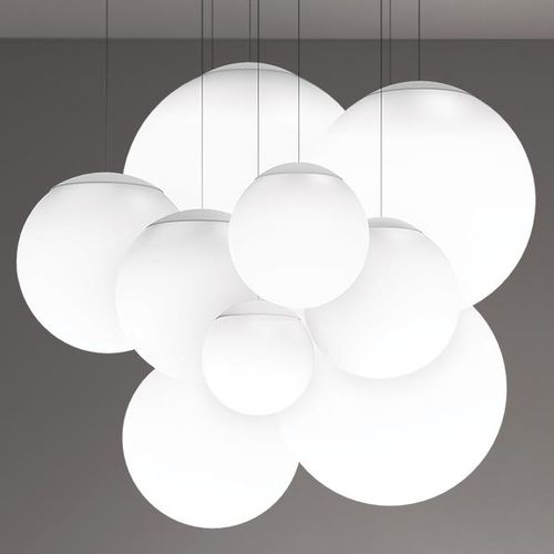 現代風シャンデリア - NOVATO - SPI Lighting - ポリエステル製 / 電球9個 / 球状