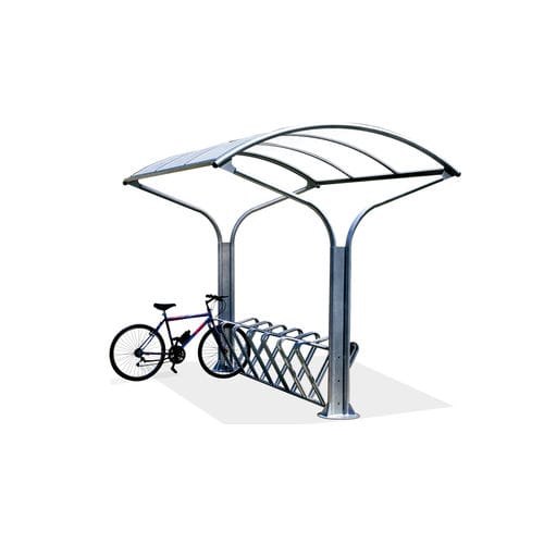 スチール製自転車シェルター - CICLO 190 - DIMCAR s.r.l. - 公共スぺース用 / 都会用
